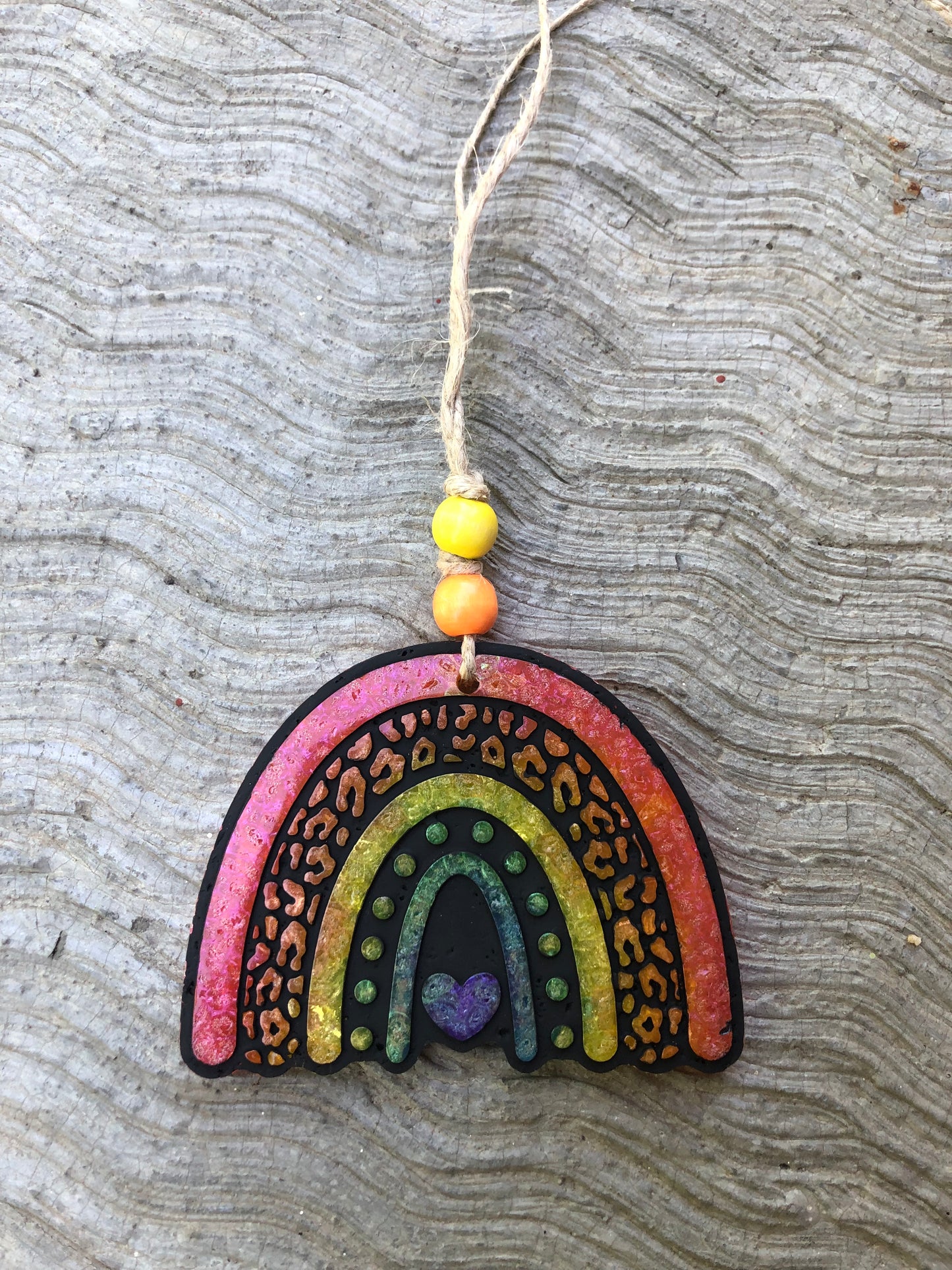 Rainbow Car Freshie