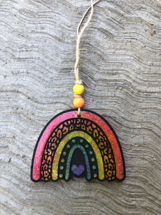 Rainbow Car Freshie