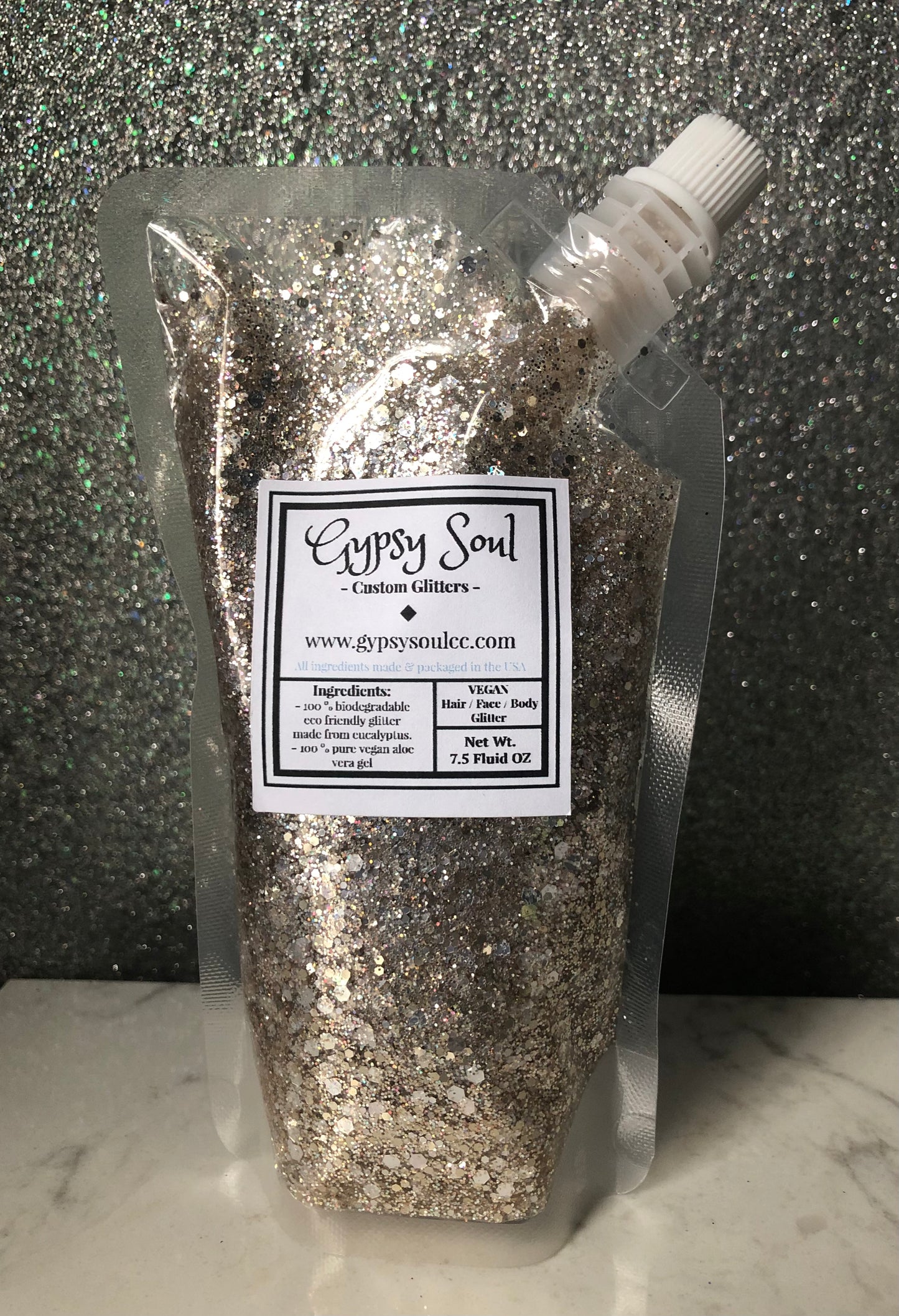 Vegan Body Glitter ( 24k Disco )