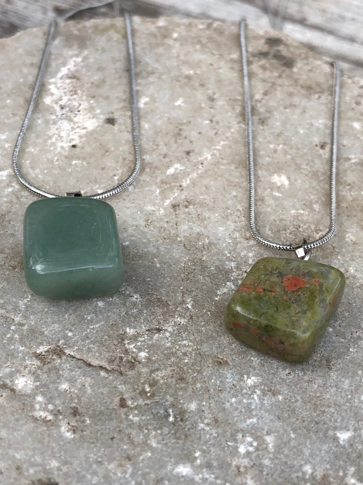 Unakite Jasper Necklace