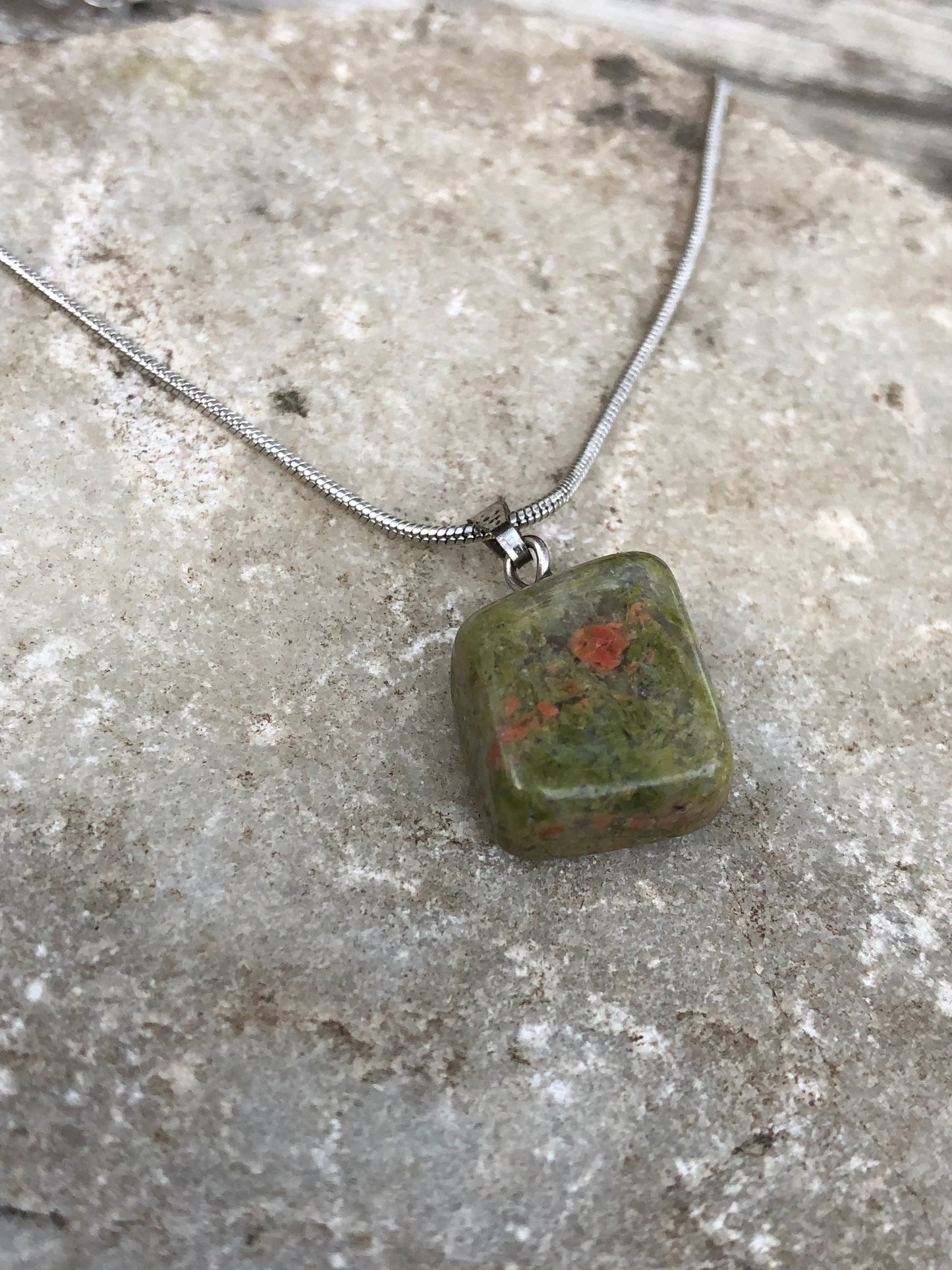 Unakite Jasper Necklace